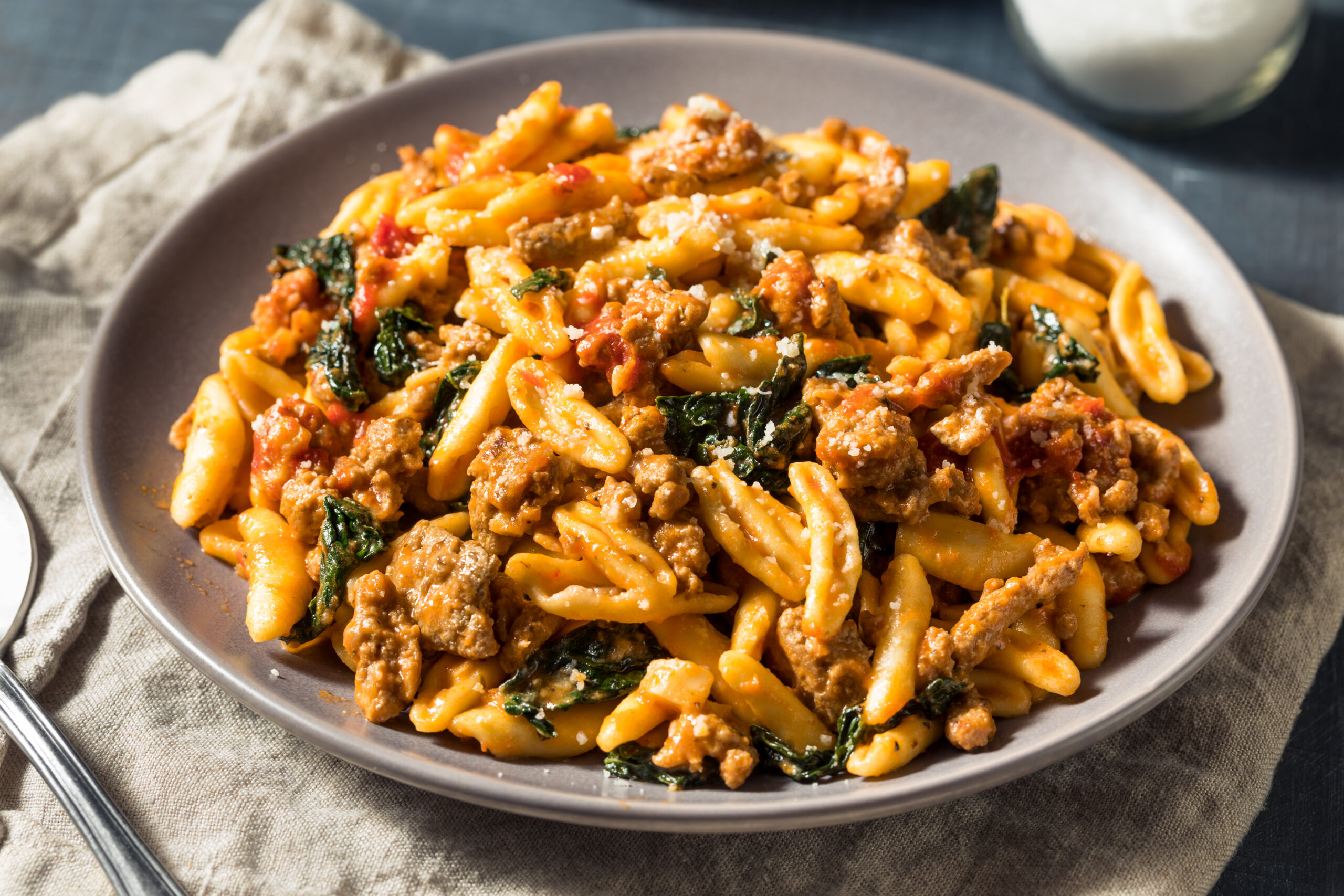 Homemade Cavatelli Pasta Dinner