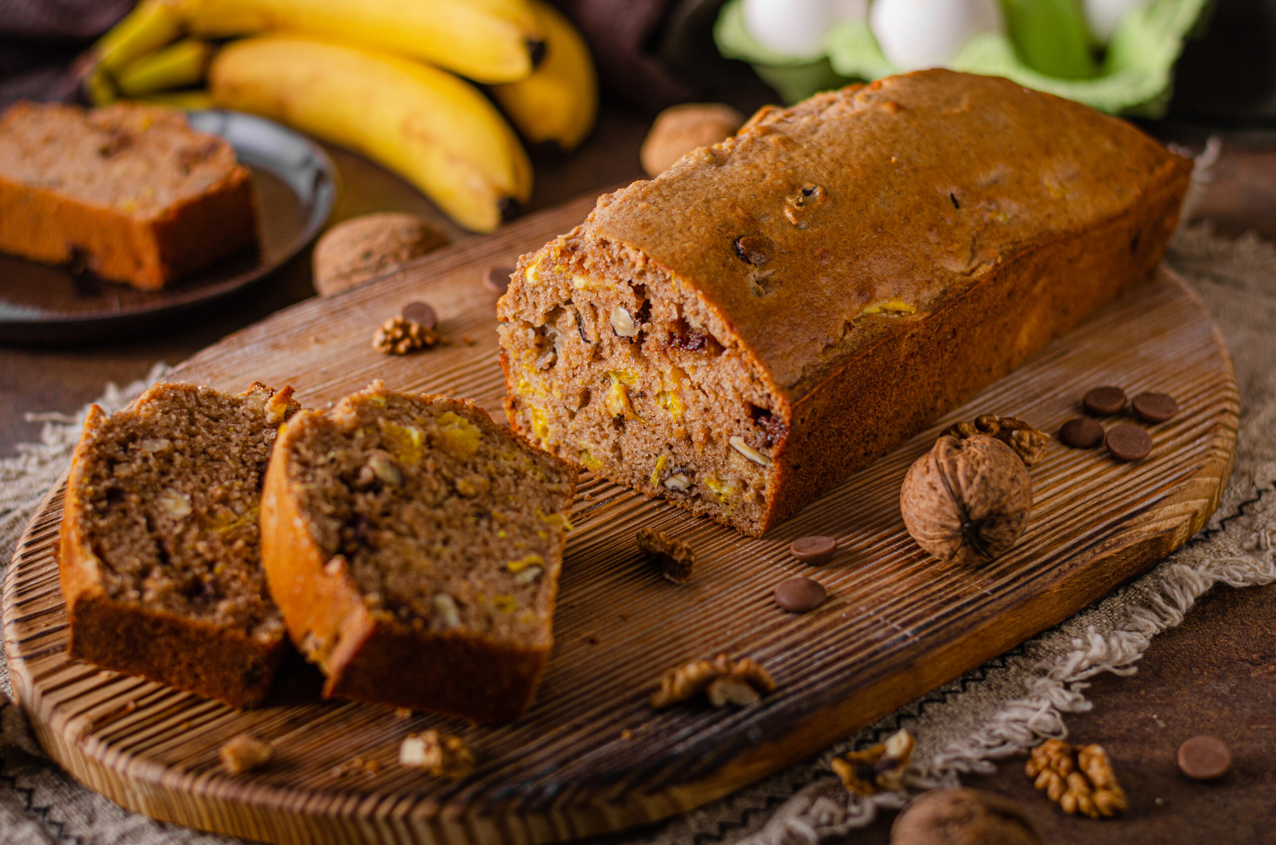 Sweet and heathy banana bread